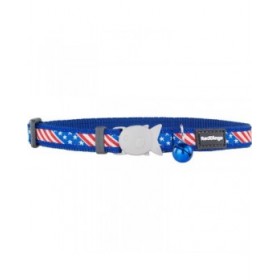Collare per Cani Red Dingo STYLE US FLAG 15 mm x 24-36 cm