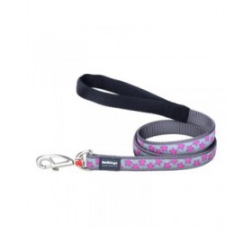Guinzaglio per Cani Red Dingo STYLE HOT PINK ON COOL GREY 2 x 120 cm