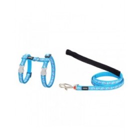 Imbracatura per Cani Red Dingo Flamingo Turchese