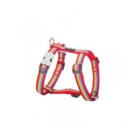 Imbracatura per Cani Red Dingo Rainbow 25-39 cm Multicolore