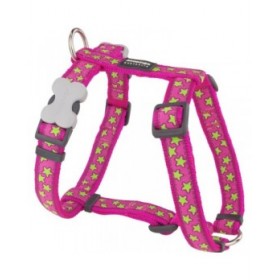 Imbracatura per Cani Red Dingo On Hot 25-39 cm Rosa