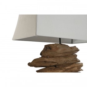 Lampada da tavolo Home ESPRIT Ferro teak 50 X 22 X 80 cm