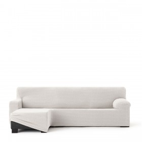 Rivestimento per chaise longue a braccio corto sinistra Eysa JAZ Bianco 120 x 120 x 360 cm