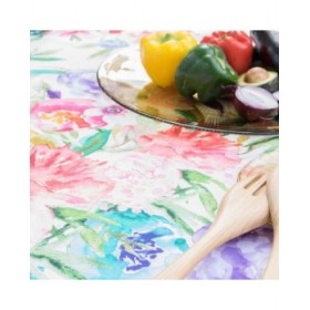 Tovaglia HappyFriday Pink bloom Multicolore 150 x 250 cm
