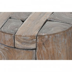 Tavolo aggiuntivo Home ESPRIT Naturale 40 x 40 x 45 cm