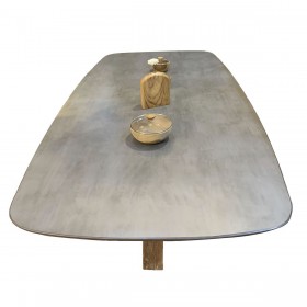 Tavolo da Pranzo Home ESPRIT Ceramica teak 240 X 120 X 78 cm