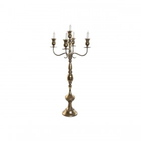 Candelabro Home ESPRIT Dorato Metallo 38,5 X 38,5 X 80 cm