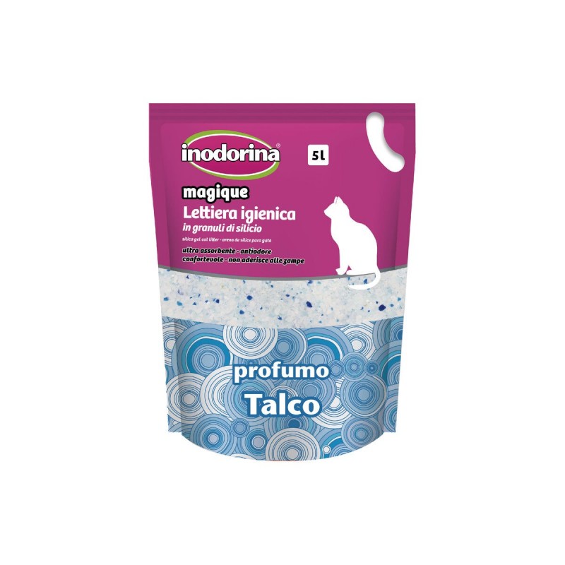 Sabbia per Gatti Inodorina Magique Talco Talco 5 L