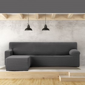 Rivestimento per chaise longue a braccio corto sinistra Eysa JAZ Grigio scuro 120 x 120 x 360 cm