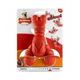 Giocattolo da mordere per cani Nylabone Rosso Carne di manzo e vitello Artificiale XL