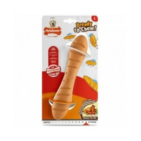 Giocattolo da mordere per cani Nylabone Marrone Pollo Artificiale L