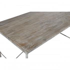 Tavolo da Pranzo Home ESPRIT Bianco Ferro Legno di mango 160 X 90 X 80 cm