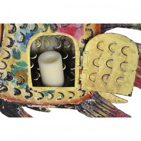 Statua Decorativa Home ESPRIT Multicolore Pesce 80 X 12 X 60 cm