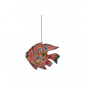 Statua Decorativa Home ESPRIT Multicolore Pesce 63 X 9 X 46 cm