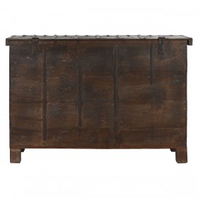 Forziere Home ESPRIT Marrone Ferro teak 137 x 44 x 98 cm