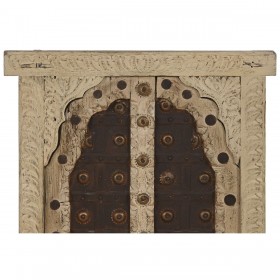 Decorazione da Parete Home ESPRIT Beige Naturale Finestra 45 X 5 X 51 cm