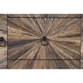 Credenza Home ESPRIT Nero Naturale Legno Riciclato 120 x 40 x 85 cm