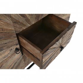 Credenza Home ESPRIT Nero Naturale Legno Riciclato 120 x 40 x 85 cm