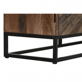 Credenza Home ESPRIT Nero Naturale Legno Riciclato 120 x 40 x 85 cm