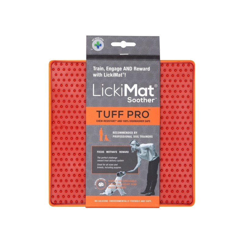 Ciotola per cani Lickimat Orange polipropilene TPR