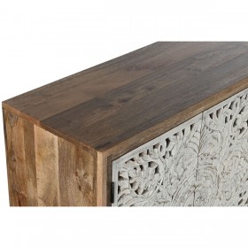 Credenza Home ESPRIT Bianco Naturale Legno di mango 180 x 40 x 90 cm