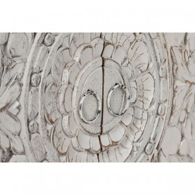 Credenza Home ESPRIT Bianco Naturale Legno di mango 180 x 40 x 90 cm