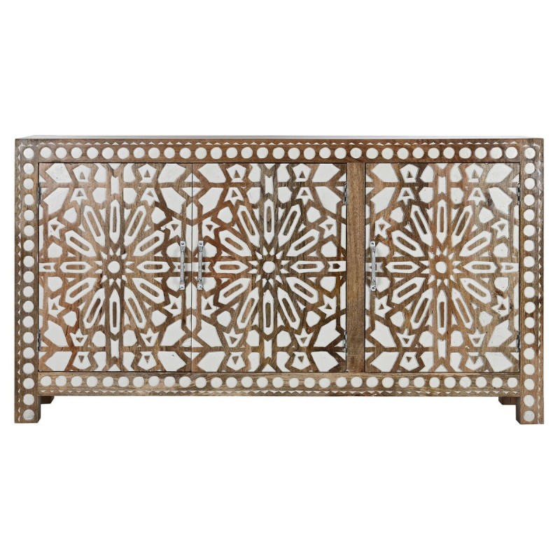 Credenza Home ESPRIT Bianco Naturale Legno di mango 165 x 40 x 90 cm