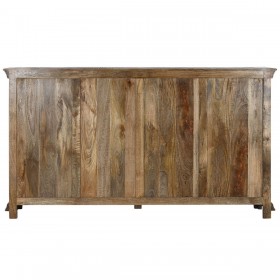 Credenza Home ESPRIT Nero Naturale Ferro Legno di mango 180 x 40 x 100 cm