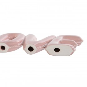 Statua Decorativa Home ESPRIT LOVE Giallo Rosa Per bambini 24 X 2,5 X 10 cm (2 Unità)