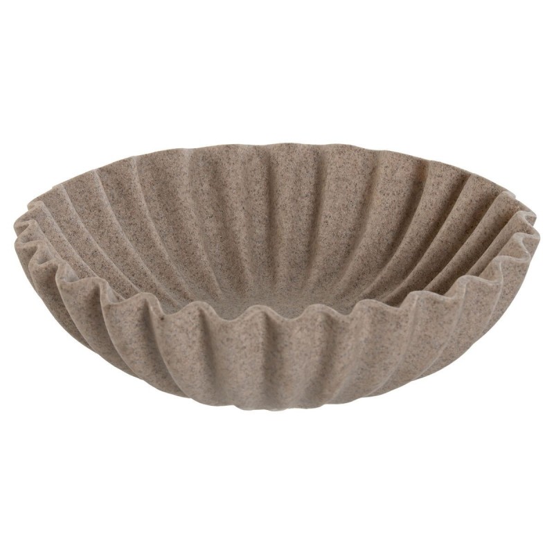 Centrotavola Home ESPRIT Beige Città 28 x 28 x 8,5 cm