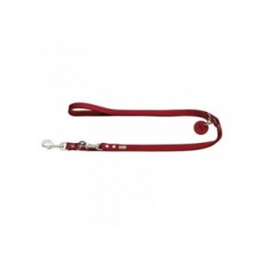 Guinzaglio per Cani Hunter Rosso 2 m Regolabile Pelle