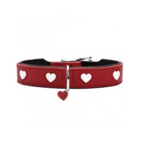 Collare per Cani Hunter Love Rosso XS 24-28 cm