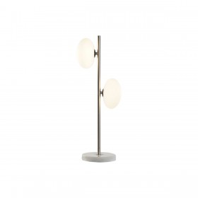 Lampada da tavolo Home ESPRIT Cristallo Marmo 220 V 20 x 17 x 58 cm
