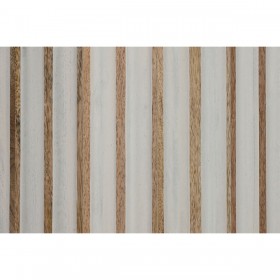 Tavolo da Pranzo Home ESPRIT Bianco Naturale Marmo Legno di mango 120 x 120 x 76 cm