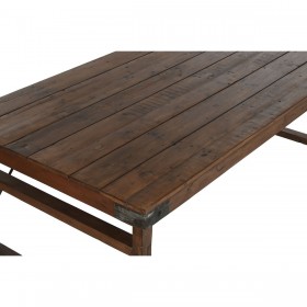 Tavolo Pieghevole Home ESPRIT Naturale Legno Riciclato 182 x 90 x 76 cm