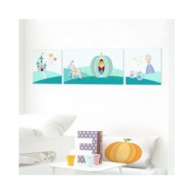 Tela HappyFriday Mr Fox Pumpkin Multicolore 27 x 27 cm