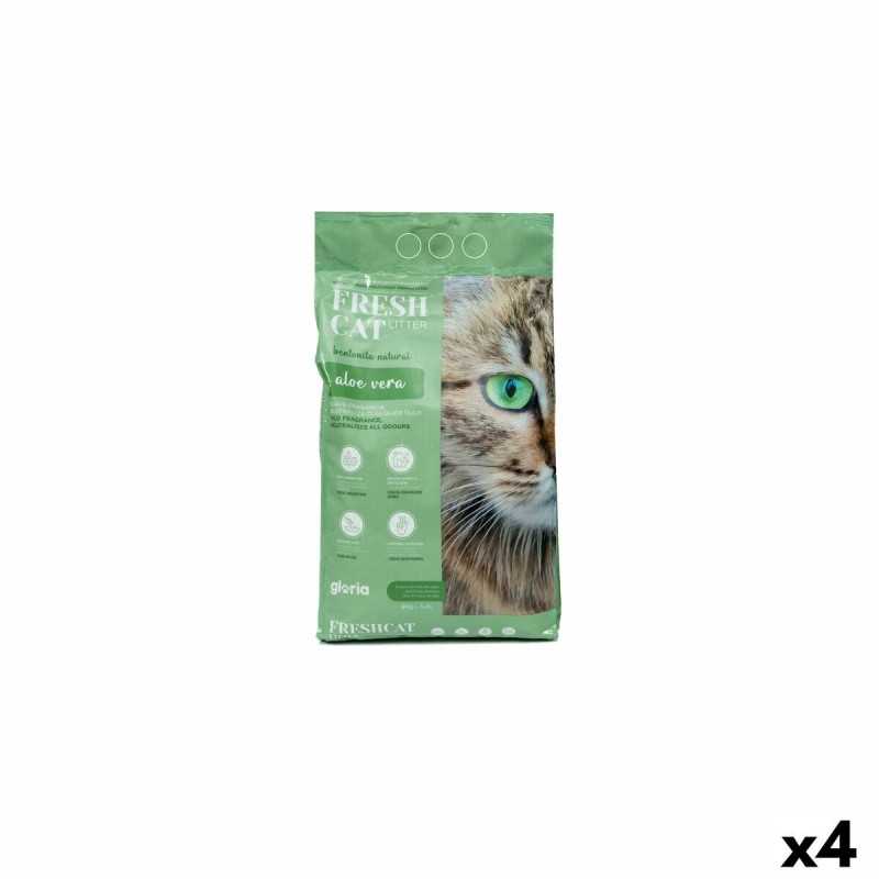 Sabbia per Gatti Gloria Premium Aloe Vera 5 kg 4 Unità