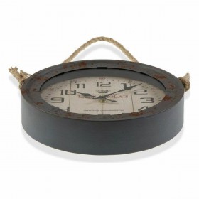 Orologio da Parete Versa Resina (6,3 x 27,7 x 27,7 cm)