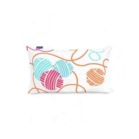 Fodera per cuscino HappyFriday Moshi Moshi Cat & Mouse Multicolore 50 x 30 cm