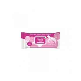 Salviettine Inumidite per Animali Domestici Inodorina Aloe Vera 110 Unità