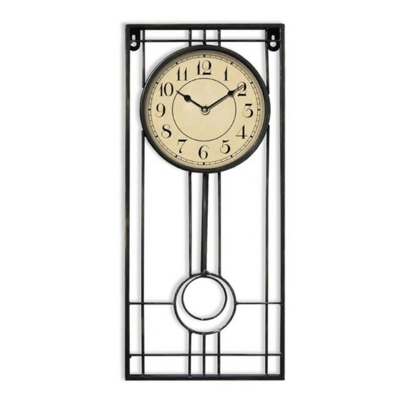 Orologio da Parete Versa Metallo (4,5 x 45 x 20 cm)