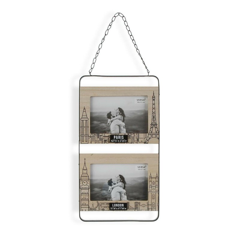 Portafoto Versa Legno 1 x 19,5 x 35,5 cm Ciondolo
