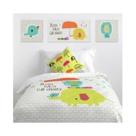 Tela HappyFriday Baleno Teen Drops Multicolore 27 x 54 cm