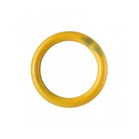 Giocattolo da mordere per cani Nylabone Ring Giallo Sandwich, Hamburger L