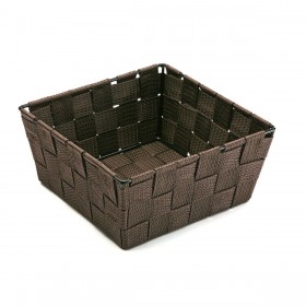 Cestino Multiuso Versa Cioccolato 19 x 9 x 19 cm