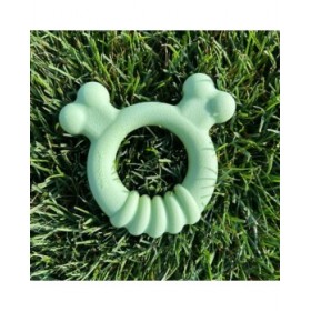 Giocattolo da mordere per cani Nylabone SENSORY TACTILE RING Verde Burro Di Arachidi Pollo S