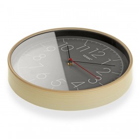 Orologio da Parete Versa Grigio Plastica (4,3 x 30,5 x 30,5 cm)