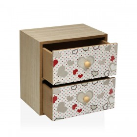 Scatola-Portagioie Versa Cuori (12 x 16 x 16 cm)
