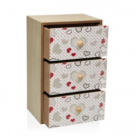 Scatola-Portagioie Versa Cuori (12 x 25 x 16 cm)