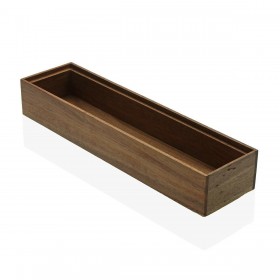 Scatola Multiuso Versa Bambù Acacia 7,7 x 5,1 x 30,5 cm